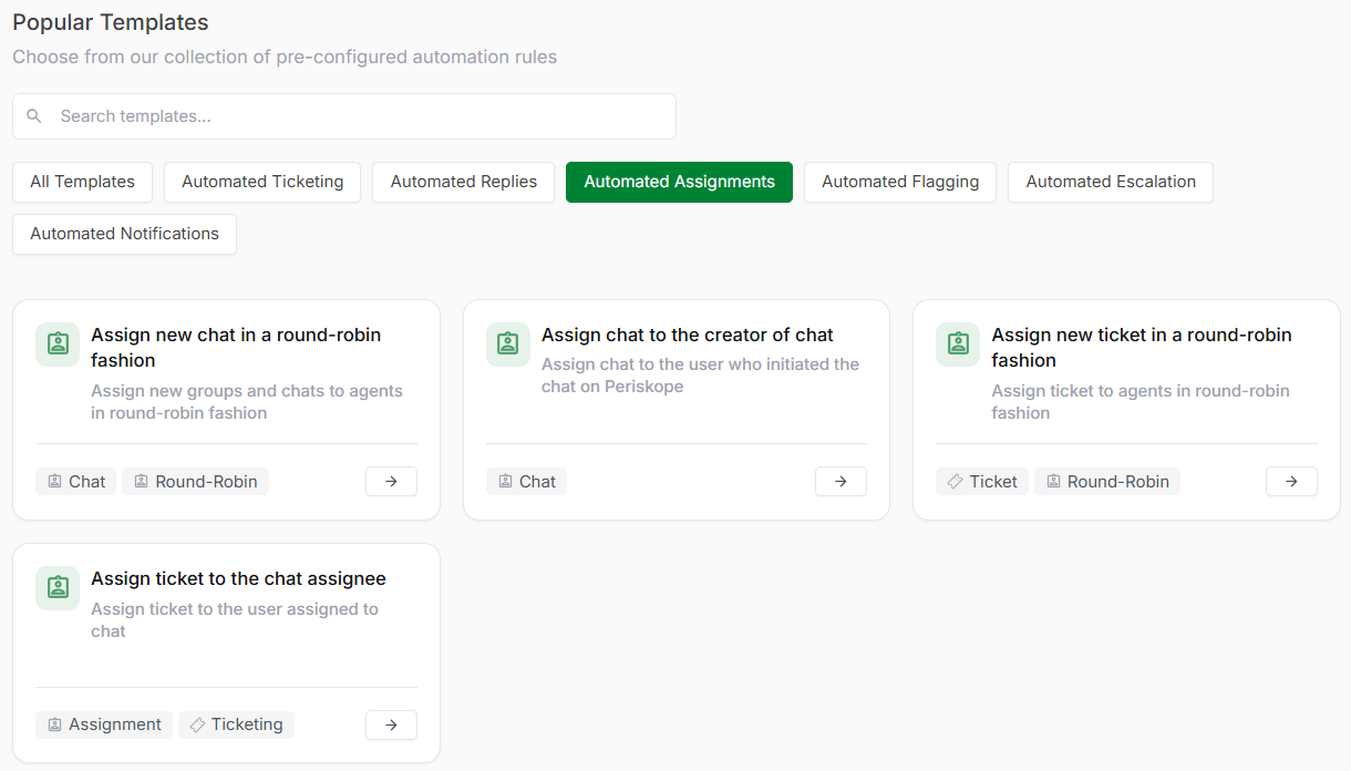 Automated Assignment - Periskope Docs
